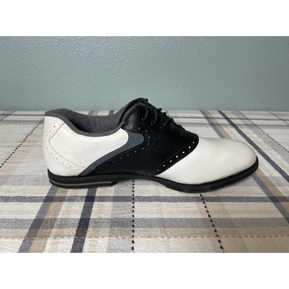 VTG Dexter Wellesley Classic Golf Shoe Interchangeable Spikes F772-2 Mens 10.5 - Picture 8 of 13